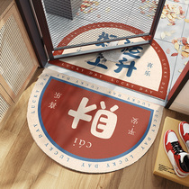 (in-door cushion) New Years floor mat door cushion floor cushion carpet in door Silk ring footbed anti-slip into the doormat floor mat