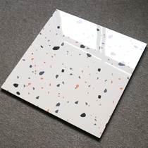 Bright Light Colored Water Grindstone Tiles 600 * 600 Living-room Full Throw Glazed Non-slip Ground Tile Clothing Shop Abrasion-Resistant Glazed Face Brick