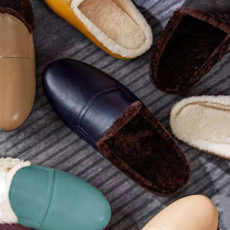 Olyn New Morandi Winter Fashion Fashion Household Couple Fur One-Bedroom Wood Floor Slippers