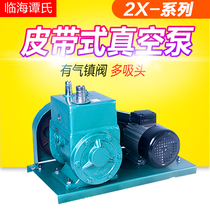 Linhai Tans 2X-4A 2X-8A belt vacuum pump has long-term continuous work with gas ballast valve and multiple suction heads