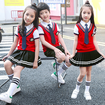 Kindergarten Landscaped Graduation Photo Clothing Summer Children Elementary School Children 61 Children Hearts Chorus Recital to the Party