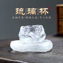 Dream sand House Yixing handmade tea cup kung fu tea set Master Cup frozen Japanese glass glass