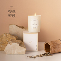 LK incense candle home with high face value fruit tea scented scented scented fragrance Gifts Nanjing Pioneer Bookstore