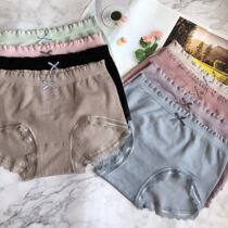 5 strips of Hui Chi Hin 4012 Modale Flower Lotus Leaf Lotus Leaf Lace butterfly knot No marks in waist triangular underpants female