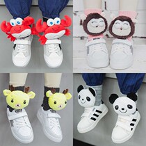 Decorated doll childrens socks autumn and winter cartoon cotton socks for boys and women short socks stacking socks baby