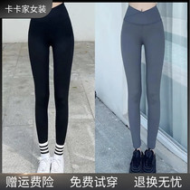 JUSTC card Catwomans official flagship crossover High waist for hip-up hip yoga pants outside wearing female shark pants