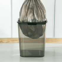 The Sherikers Home Transparent minimalist trash can.