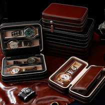 Exquisite watch storage bag portable watch bag leather watch storage box travel small watch box home