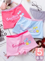 14 girls briefs cotton girls high school students boxer pants cotton middle waist Japanese 13 cartoon boxer pants girls 16 years old