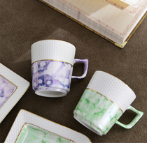 Bone China coffee cup creative ceramic cup saucer Italian