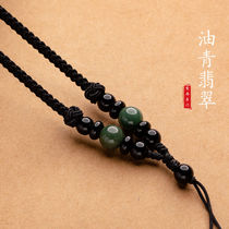 Mobile phone lanyard mens and womens hanging rope long hand-made Belt Chinese style anti-lost chain wide net red