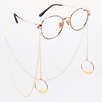 Glasses chain hanging neck retro net red identical Lorita sun eye chain hanging rope fashion female male ink mirror chain