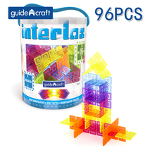 American guidecraft square colorful insert puzzle boys and girls toys children round block building block