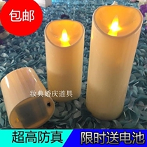 2021 wedding props simulation candle wedding Electronic flame candle proposal candle wedding decoration Candlestick Road introduction