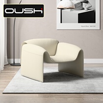 Fancy light extravagant casual single sofa Living room Balcony Bedroom Balcony Bedrooms minimalist designer Nordic Modern Tennis Red Chair