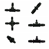 8 11 capillary tee four-way barbed inverted hook three-way Atomization Nozzle drip irrigation tee joint