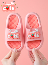 Childrens slippers summer non-slip bathroom girls home fashion outside wearing shoes girls cartoon princess style parent-child shoes