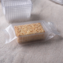 Square crisp nougat cake packaging bag Nougat square crisp packaging bag inner tray 100 bags