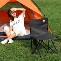 Outdoor folding chair Fishing stool Folding portable small chair sketching artifact Art student director chair Maza backrest