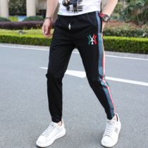2020 thin pants Korean Youth 2020 spring and summer new European and American trend when small foot slim sweatpants