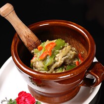 Commercial chili pepper bowl thick ceramic bowls soil bowl tea bowl home Xiangcai pepper egg eeggplant Bowl