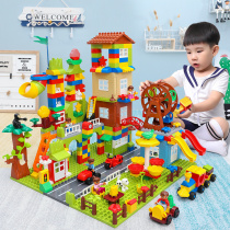 Compatible with legao building blocks City 1-2 assembly 3 girls 4 boys 6 Childrens toys 7 Puzzle force 8 years old