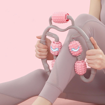 Leg Coarse Meridians Dredging massagers 5 Wheel legs Leg Clips Leggizer Students Scrape Size Leg Rollers to Push Liver Biliary