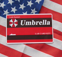 Resident Evil 6 Ambrella identity card anniversary props commemorative card ID blank card information self-filled