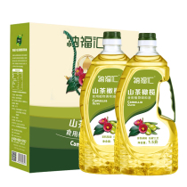 Nafohui Camellia olive edible plant blend oil 1 5L * 2 gift box group purchase gift non-GMO