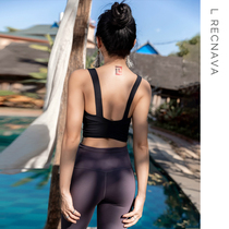 L RECNAVA SPORTS underwear WOMENS vest-style GATHERED breathable WITH chest pad corset yoga beauty back bra to wear outside