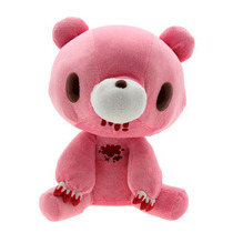 Cross border New products Gloomy Bear Sitting Pink Violent Bear Paparazzi Plush Toy Blood Pink Bear Doll Gift
