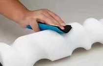 Japanese double eagle love beautiful square padded hand mat 75 * 120mm super assilex pad