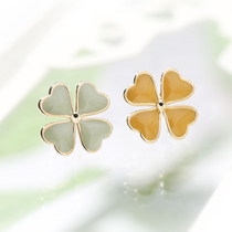 Silver Pins Flowers Small Earrings Female High Level Sensual Earrings Girl Hearts Nets Red Long-Stream Suear Accessories 2021 New Wave