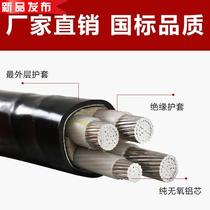 50 wire 3 aluminum wire 10161 Three s phase four wire aluminum national standard square cable 25 aluminum core 4 core cable wire 35