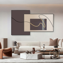 Creative abstract double-layer superposition mural modern simple living room decorative painting sofa background wall high-grade art hanging painting