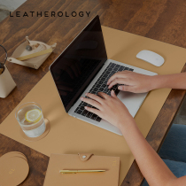 Leatherology Genuine Leather Leather Cushion Boss Table Mat Travel Portable Gift Can Roll Anti-Slip Mat Plate Protection Mat