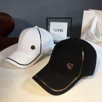 M label hat female Korean version of tide card summer couple sun hat sunscreen ins baseball cap Joker face small cap