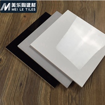 Modern solid color ultra-white vitrified brick Ultra-black 600 bright light gray dark gray black floor tiles 800 floor tiles
