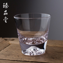 Zhen Pintang Japan Fuji Tea Cup Crystal Glass Snow Mountain Cup Tea Cup Cocktail Cup Water Cup