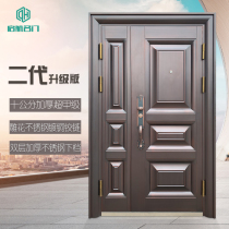 Kele Thickened Imitation Bronze Indoor-to-door Home Entrance Door-Primary-Door Balcony Door Garage Door 1st Grade Theft Protection Steel Door