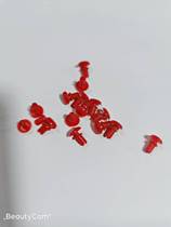 Nylon rivets plastic willows plastic willows PC plate buckles R3045 red fan rivets expansion riveting
