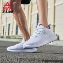 Peak mens shoes summer mesh breathable running shoes 2021 New Low board shoes shock absorption ultra light sports shoes