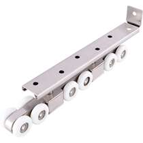  Sliding door solid wood sliding door track hanging wheel roller Sliding door sliding door hanging sliding heavy pulley 12 wheels