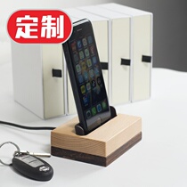5A Quick Charge Applicable to iPhone Phone Universal Magnetic Magnetic Charging Base Wooden Bracket Custom Logo gift