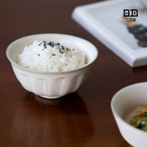 Miyake Zen scrub handmade coarse pottery rice bowl Dessert bowl Jingdezhen coarse pottery bowl handmade coarse pottery tableware