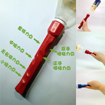 New iron cow ingenuity badminton training practice swing device grip stick finger print improvement