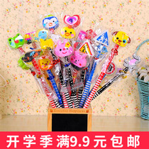 Pencil childrens school supplies primary school prizes hb Korean Creative cute card passband rubber set stationery wholesale