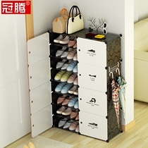 Shoe rack multi-layer home shoe cabinet storage artifact dust dormitory shelf for shoes into the house shoe hat cabinet