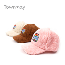 Tong Mai Korean childrens hat autumn and winter cute super cute baby girl baseball cap girl baby cap cold