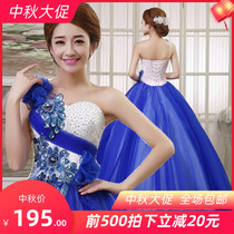 2019 New colored gauze wedding dress fashion stage long solo photo studio clothing long dress dress